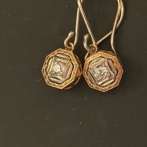 Art Deco Diamond Earrings
